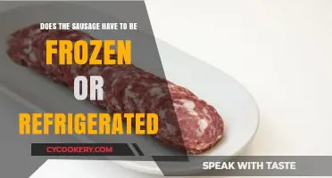 Sausage Storage: Frozen or Refrigerated? Best Practices Explained