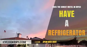 Sunset Motel Bryce: Refrigerator Availability and Amenities Explained