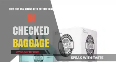 Can You Pack Auto Refrigerant in Checked Luggage? TSA Rules Explained