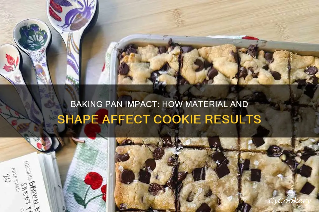 does the type of baking pan used matter for cookies