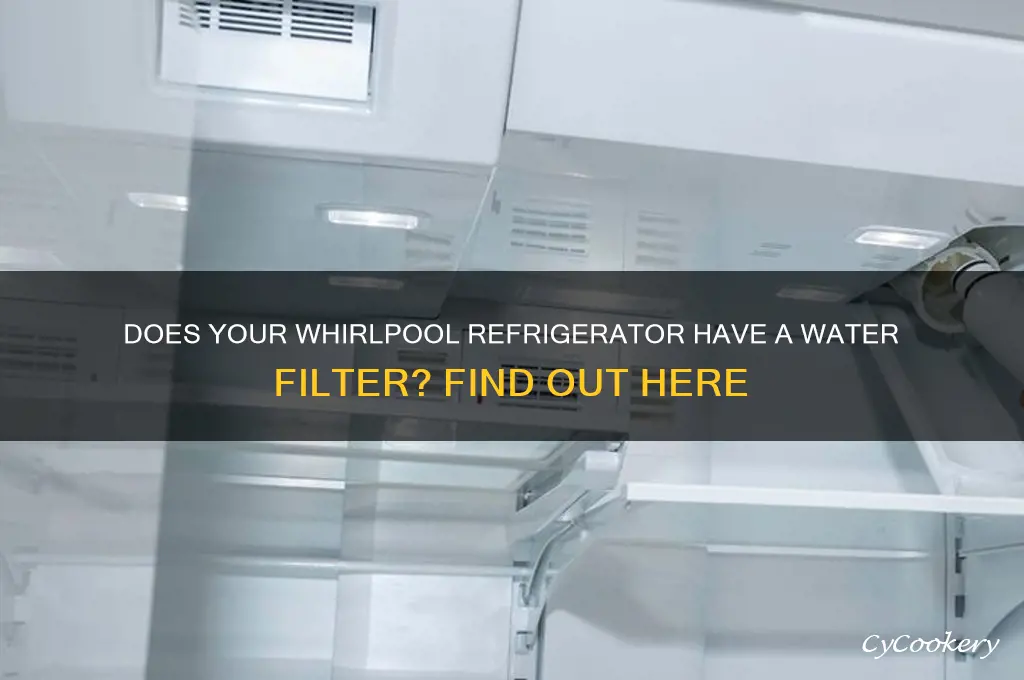 does the whirlpool refrigerator have a filter
