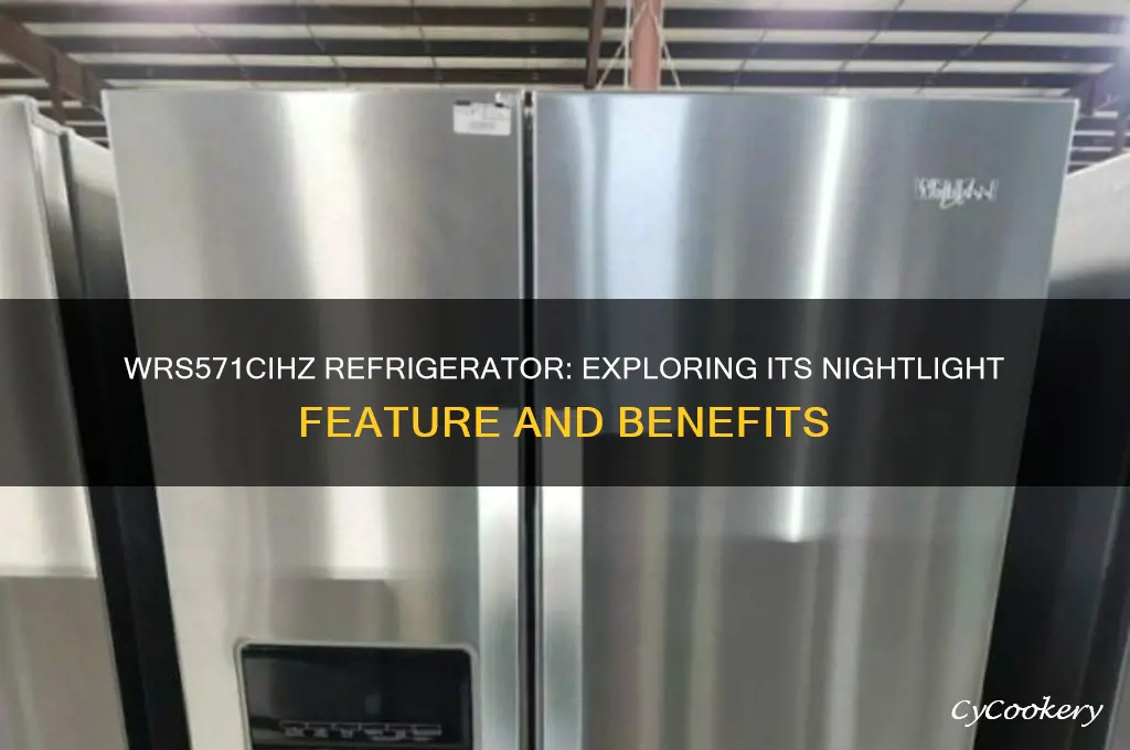 does the wrs571cihz refrigerator have a nightlight feature