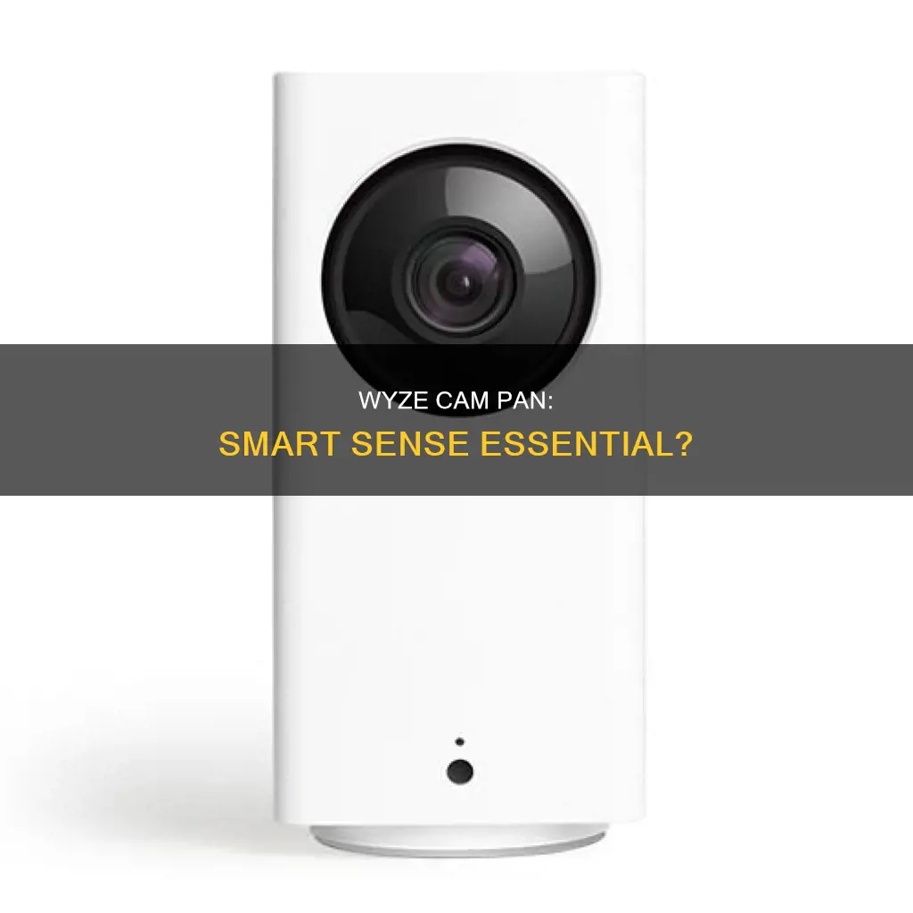 does the wyze cam pan need smart sense