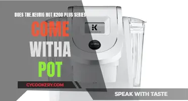 Keurig Hot K200 Plus Series: Pot Included or Not?