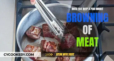 Deep Pans: Meat Browning Inhibited?