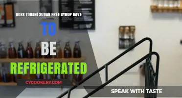 Does Torani Sugar-Free Syrup Need Refrigeration? Storage Tips Revealed