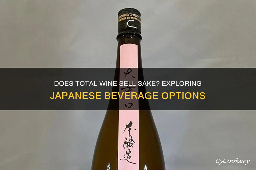 does total wine sell sake