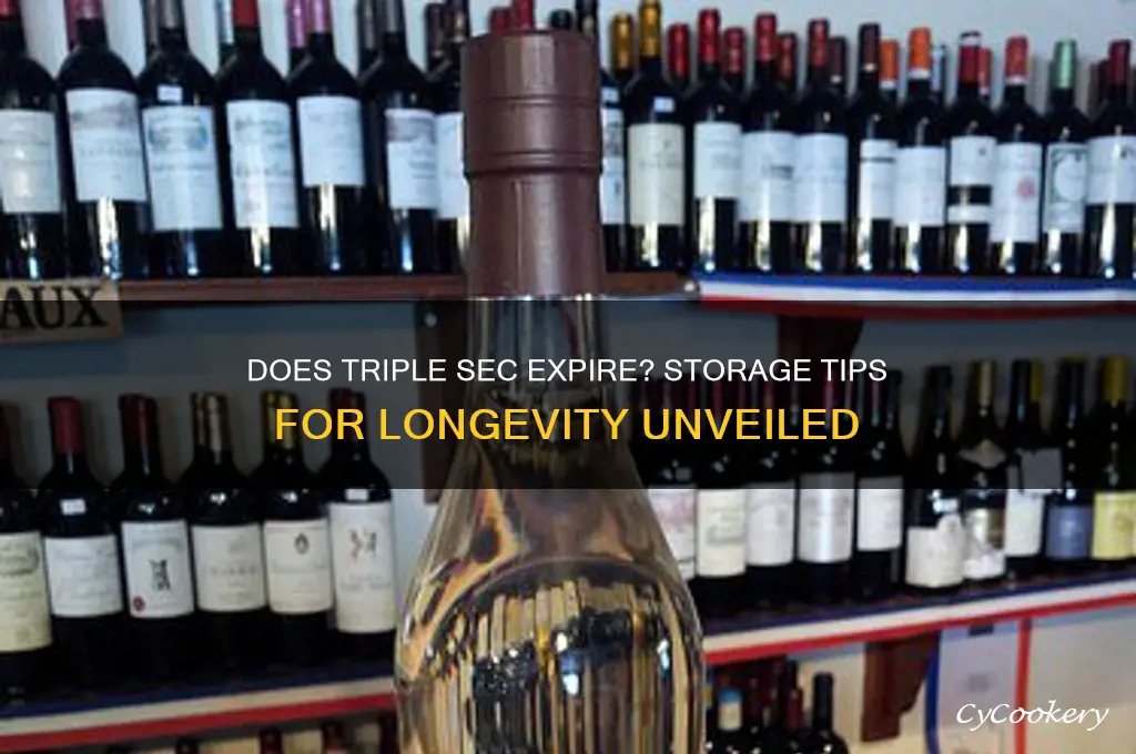 does triple sec go bad if not refrigerated