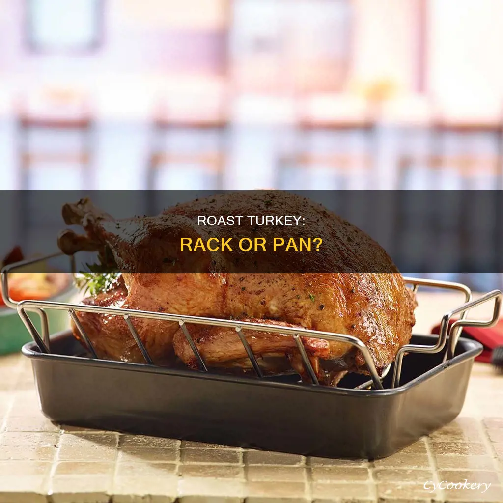 does turkey need to sit on rack in pan