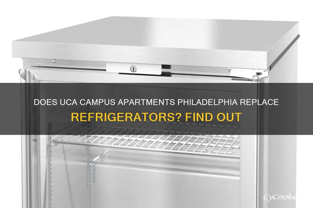 does uca campus apartments philadelphia replace refrigerators