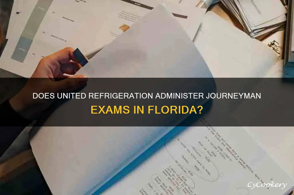 does united refrigeration administer journeyman exams in florida