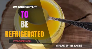 Unopened Ghee: Refrigeration Needed or Shelf-Stable Storage?