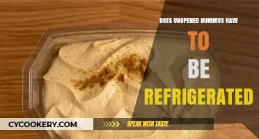 Unopened Hummus: Does It Really Need Refrigeration? Find Out Now!