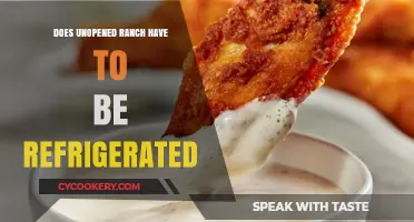 Unopened Ranch Refrigeration: Necessary or Not? A Storage Guide