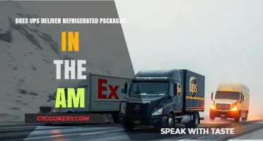 Does UPS Deliver Refrigerated Packages in the Morning?