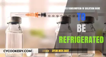Vancomycin IV Solution Storage: Does Refrigeration Impact Stability?