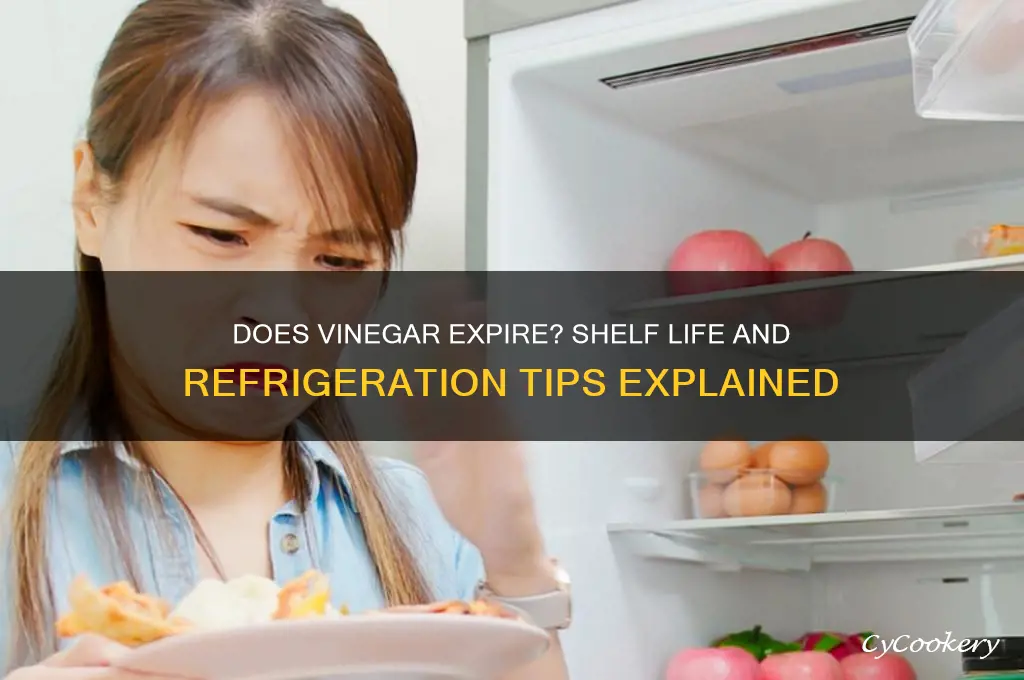 does vinegar go bad in the refrigerator