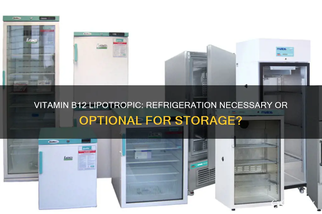 does vitamin b12 lipotropic have to be refrigerated