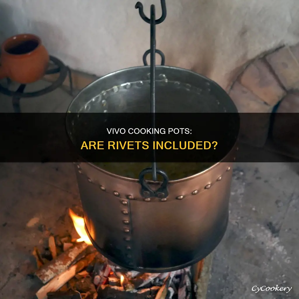 does vivo cooking pots have rivets