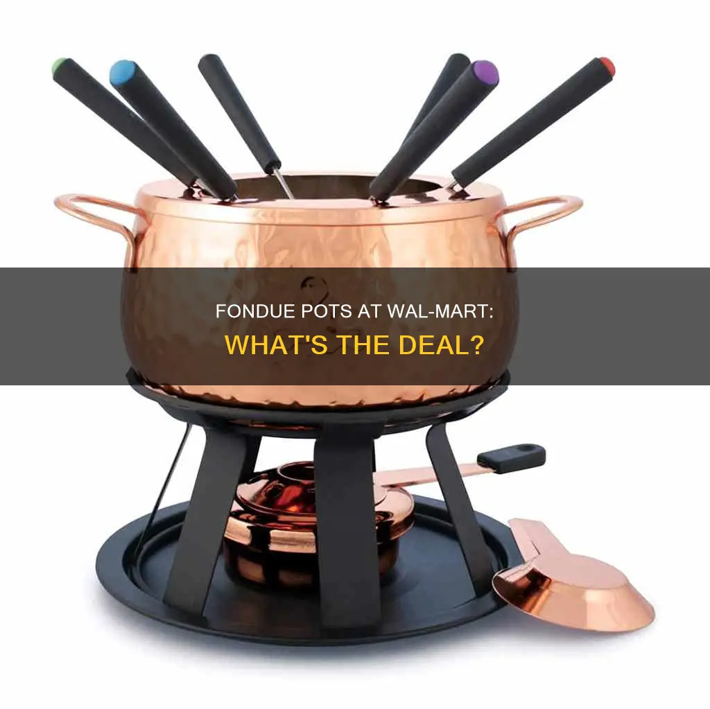 does wal-mart have fondue pots