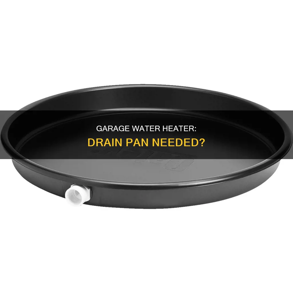 does water heater in garages need drain pan