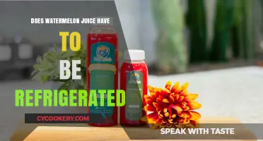 Should Watermelon Juice Be Refrigerated? Storage Tips for Freshness