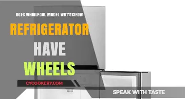 Does the Whirlpool WRT111SFDW Refrigerator Come with Wheels?