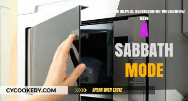Whirlpool WRS588FIHZ Sabbath Mode: Features and Functionality Explained