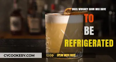 Whiskey Sour Mix: Refrigeration Required or Shelf-Stable?