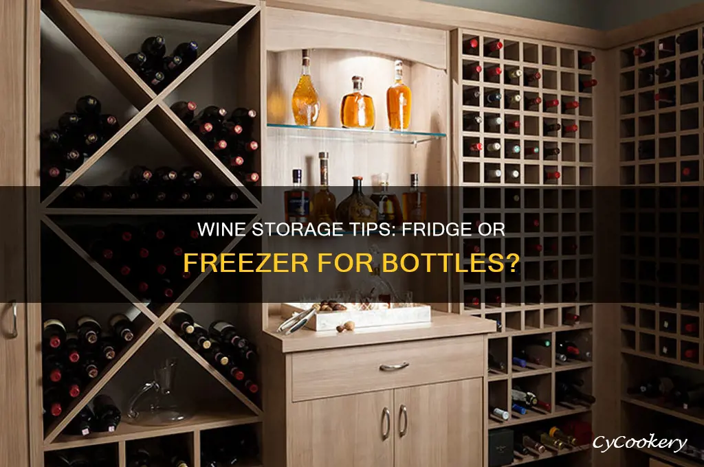 does wine bottle go in refrigerator are freezer