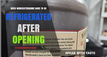 Does Worcestershire Sauce Need Refrigeration After Opening?