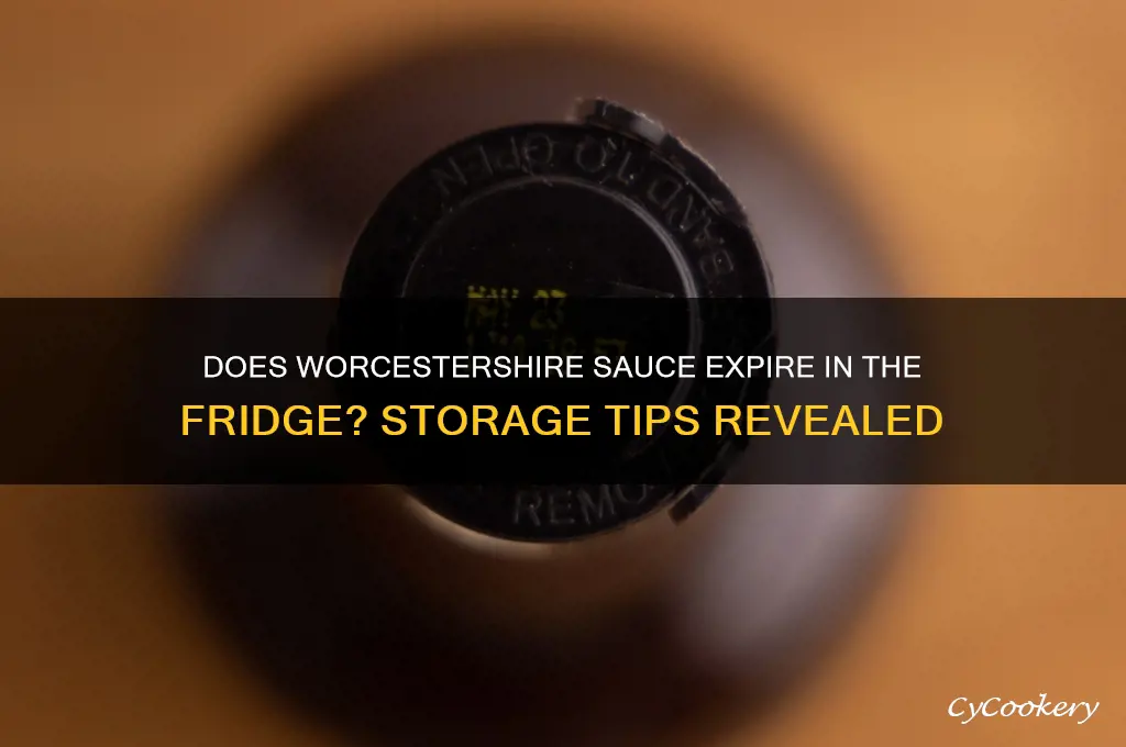 does worchester sauce go bad in the refrigerator