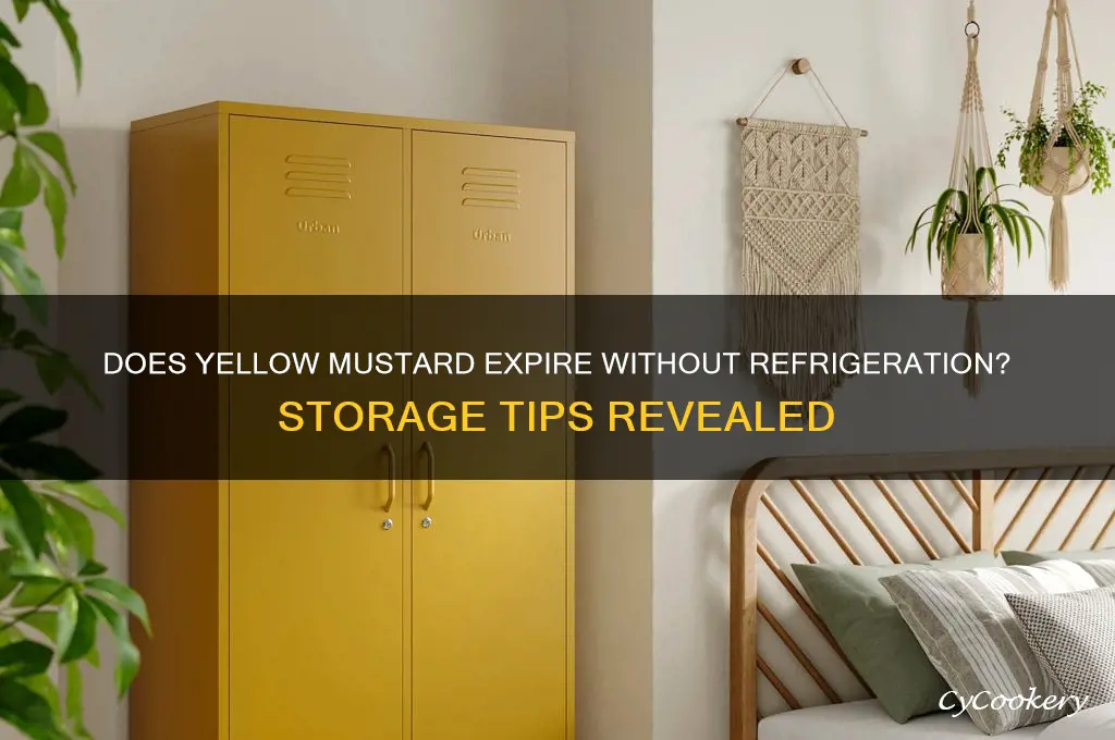 does yellow mustard go bad if not refrigerated