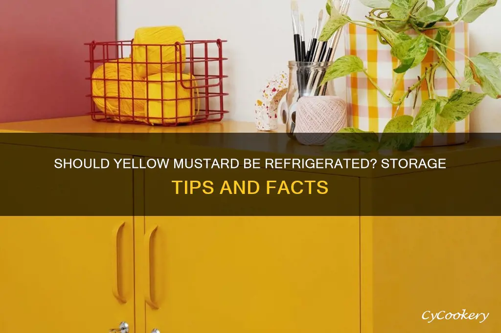 does yellow mustard have to be refrigerated