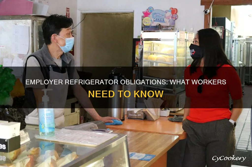 does your employer have to provide a refrigerator