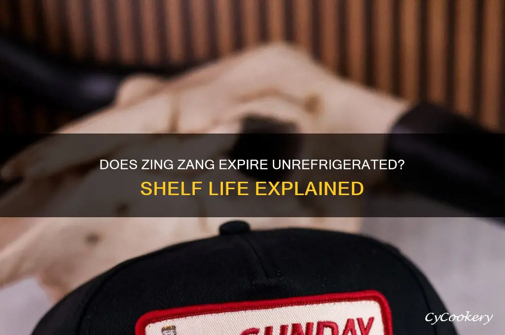 does zing zang go bad if not refrigerated