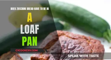 Zucchini Bread: Loaf Pan Necessary?