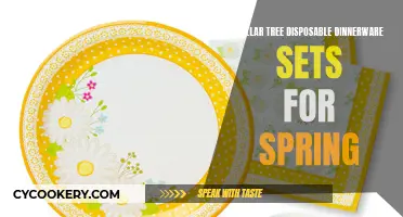 Springtime Splendor: Dollar Tree Disposable Dinnerware Sets for a Colorful Season