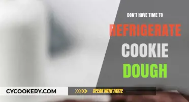 Quick Cookie Baking: Skip Refrigeration, Save Time, Enjoy Fresh Treats