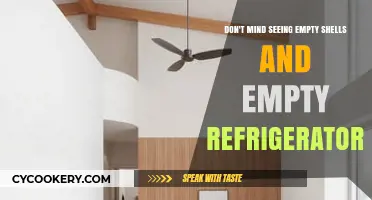 Embracing Empty Shells and Fridges: Finding Peace in Minimalism