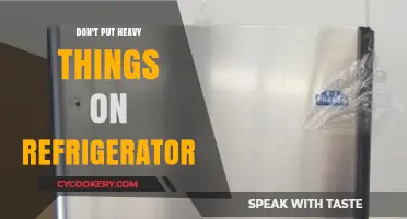 Avoid Damaging Your Fridge: Why Heavy Items Don't Belong on Top