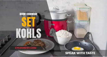 Dorm Cookware Sets at Kohl's: A Guide to Smart Shopping