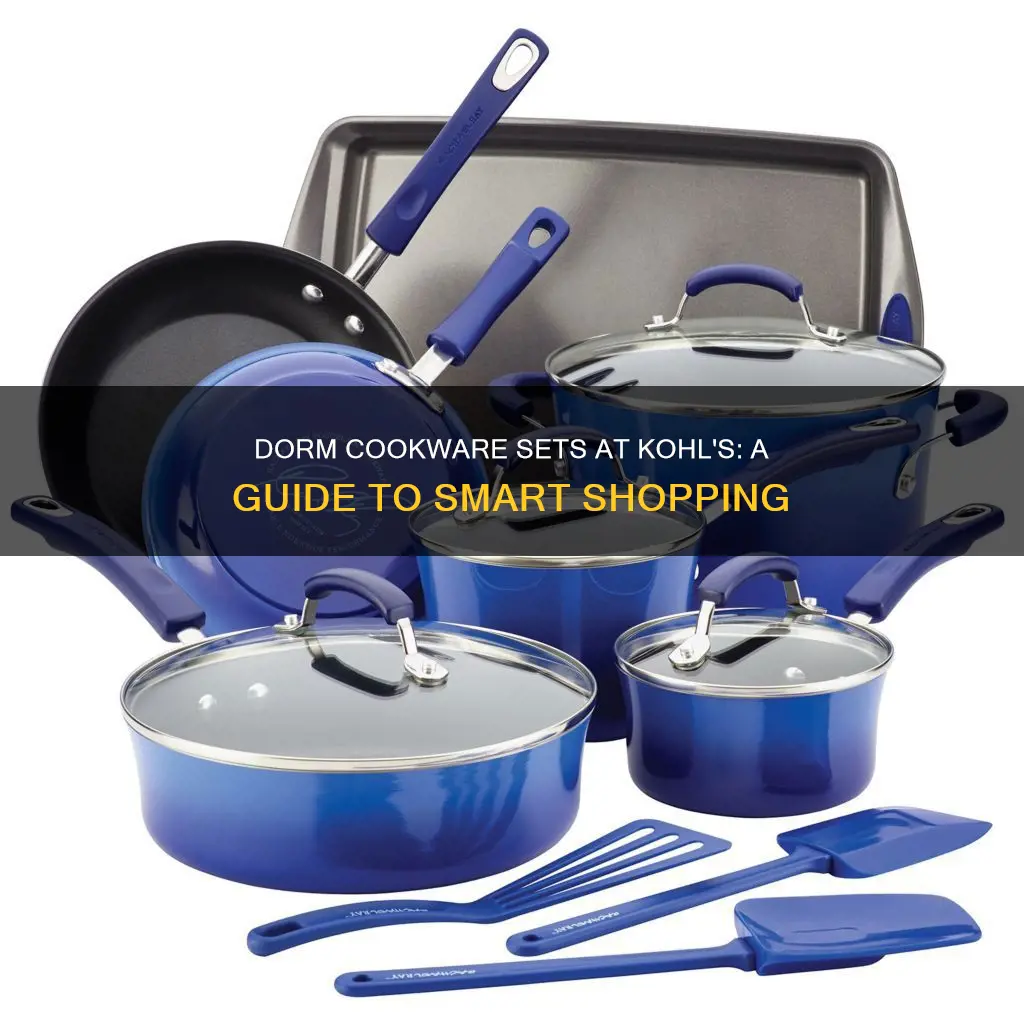 dorm cookware set kohls