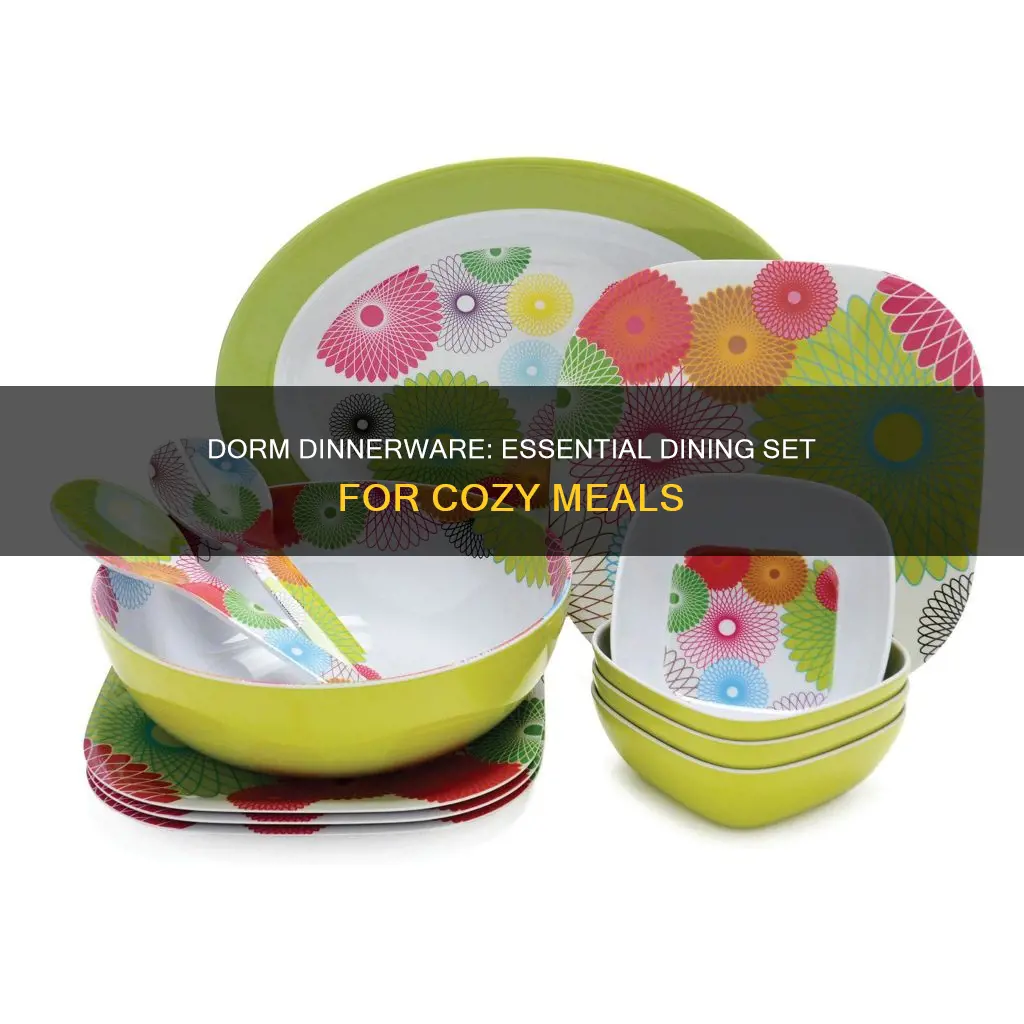 dorm dinnerware set