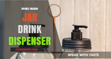 Elegant Double Mason Jar Drink Dispenser Ideas for Parties & Events