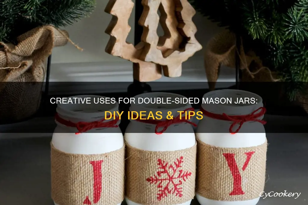 double sided mason jar