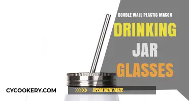 Durable Double Wall Plastic Mason Jar Glasses for Stylish Sipping
