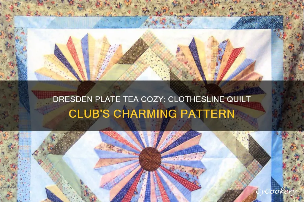 dresden plate tea cozy pattern by clothesline quilt club