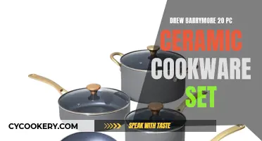 Unveiling the Ultimate Kitchen Companion: The Drew Barrymore 20-Piece Ceramic Cookware Set