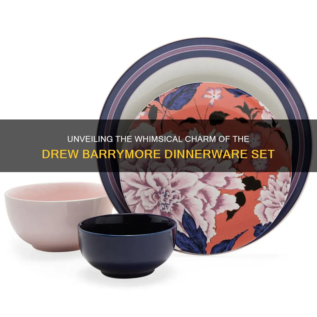 drew barrymore dinnerware set